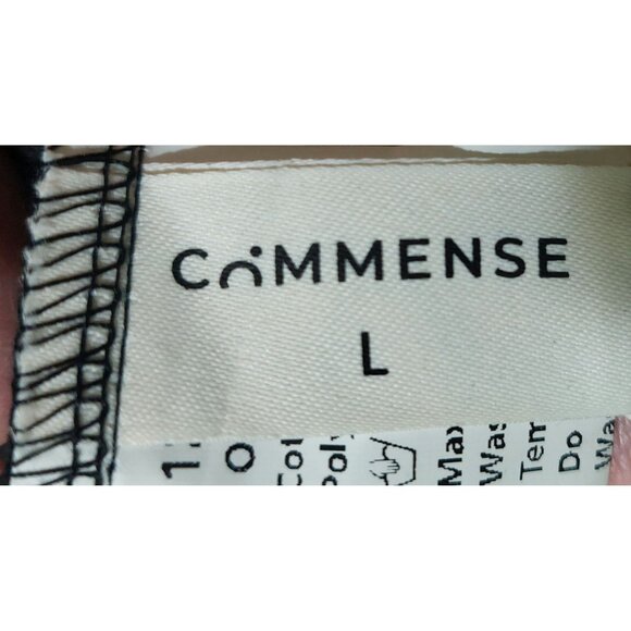 NWT Commense Black Ribbed Racerback Tank Maxi Dress W/Pockets Size Large - Picture 3 of 8